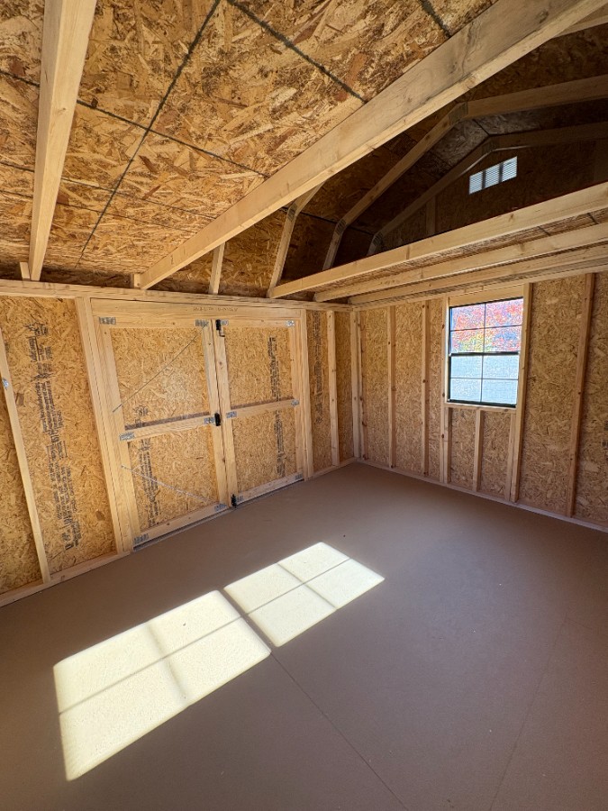 Side Lofted Barn 10x12 image 2